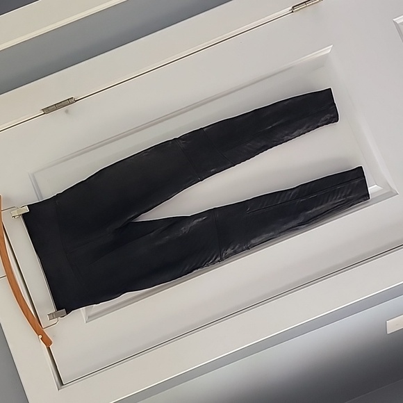 Spanx black faux leather moto legging! - Picture 9 of 13